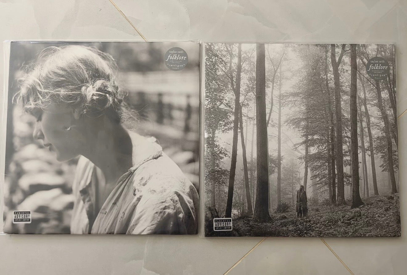 Taylor Swift folklore 2LP Colored Vinyl Bundle - Pressed in France - New Sealed