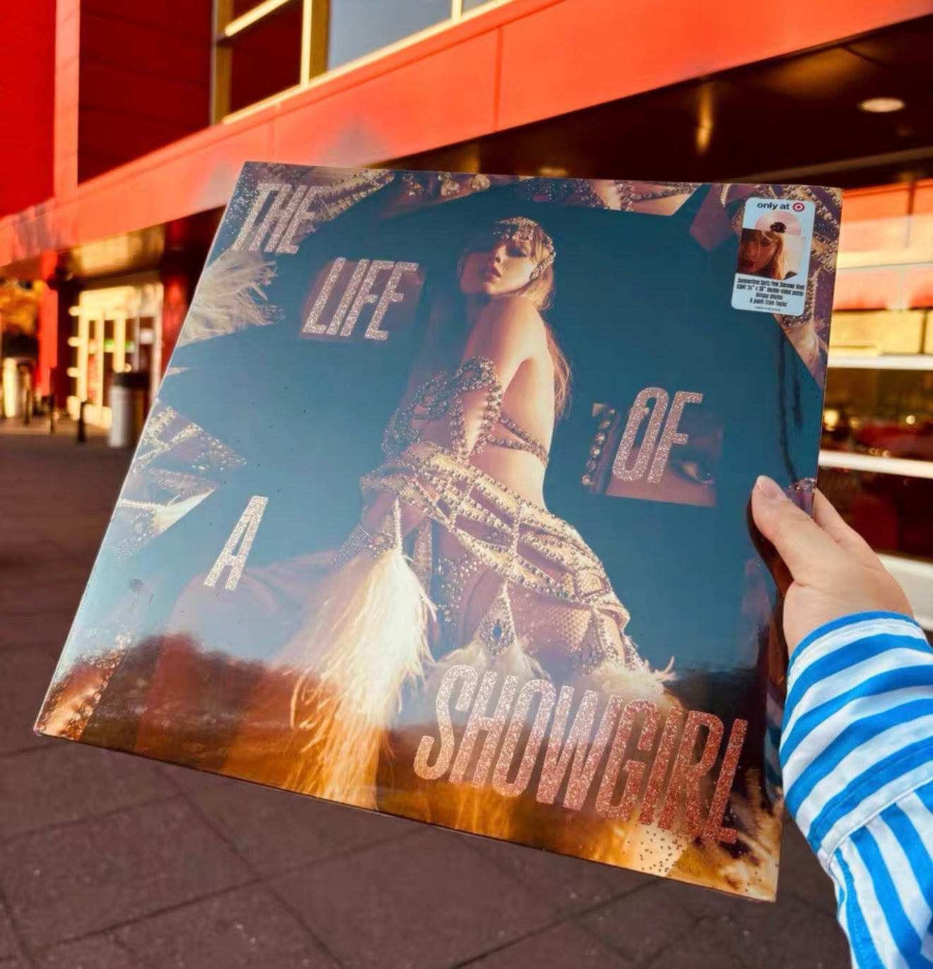 Taylor Swift Life of a Showgirl Target Exclusive Pink Vinyl LP Limited Edition Sealed