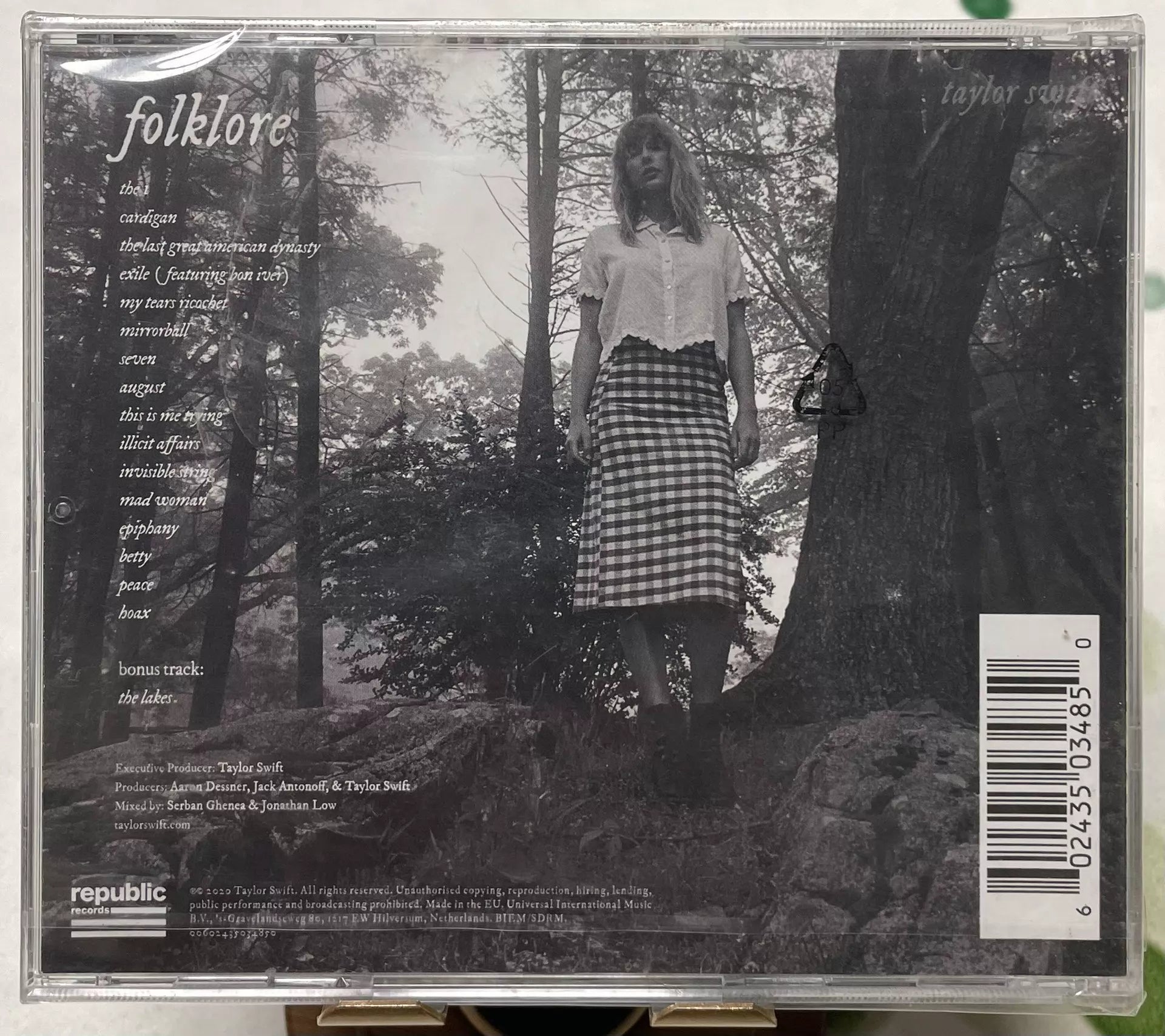 Taylor Swift – folklore Deluxe Edition CD with “the lakes” — EU Pressing, Sealed