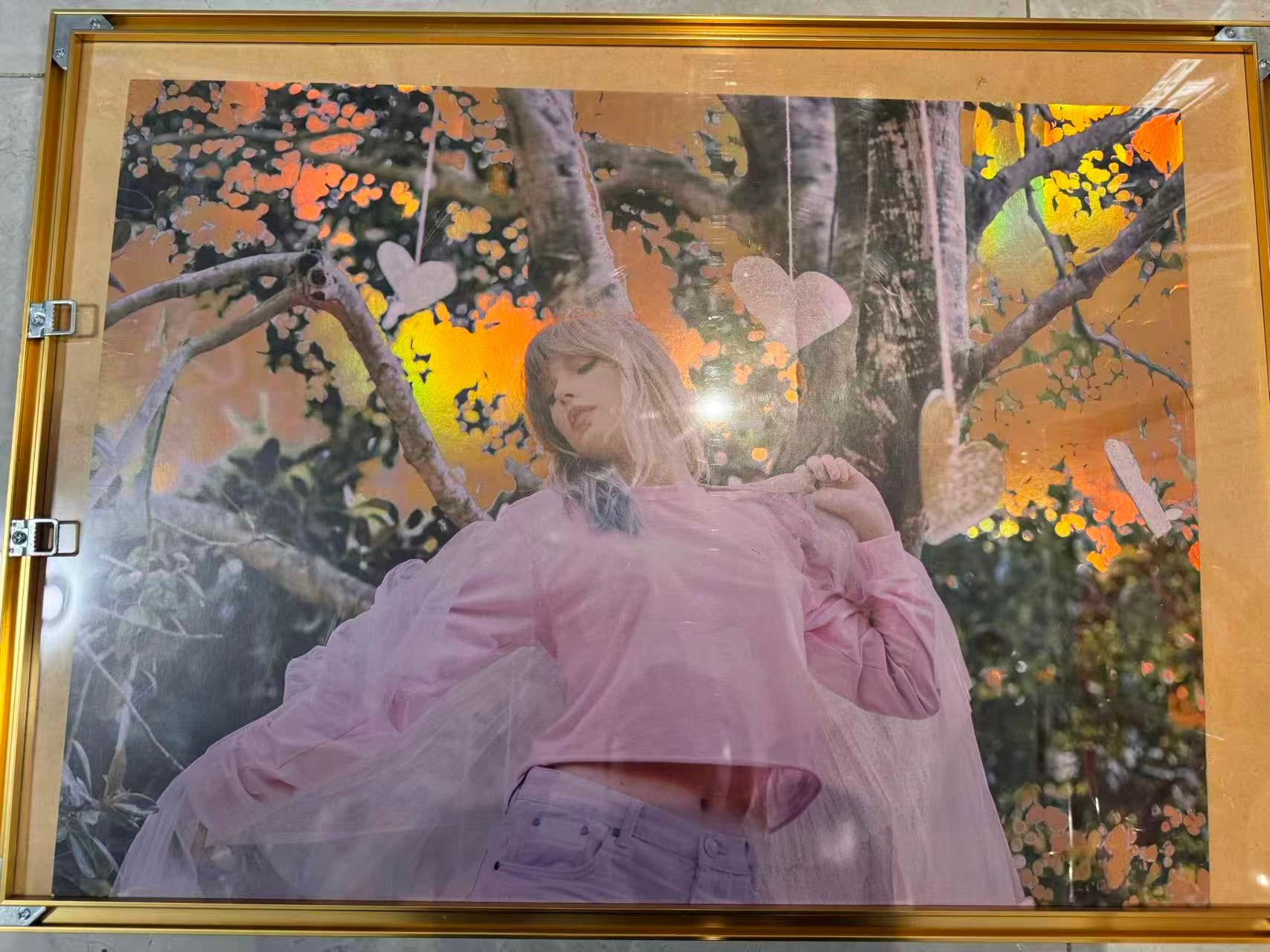 Taylor Swift Lover Era Holographic Poster | Hard Cardstock, Tube Shipped