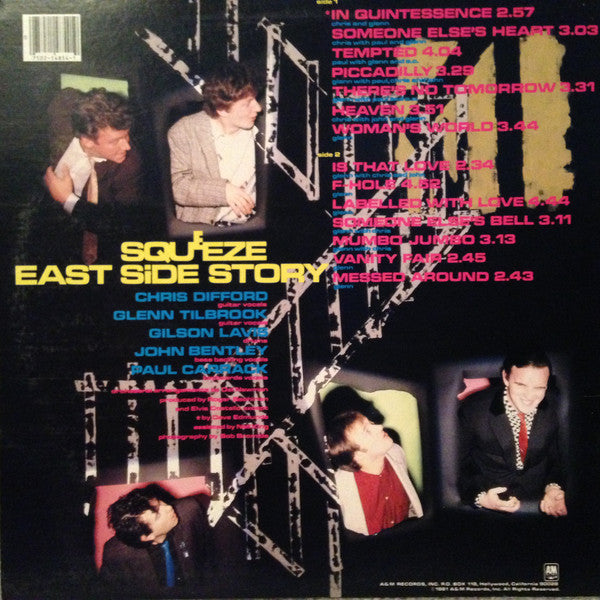 Squeeze (2) : East Side Story (LP, Album, B -)