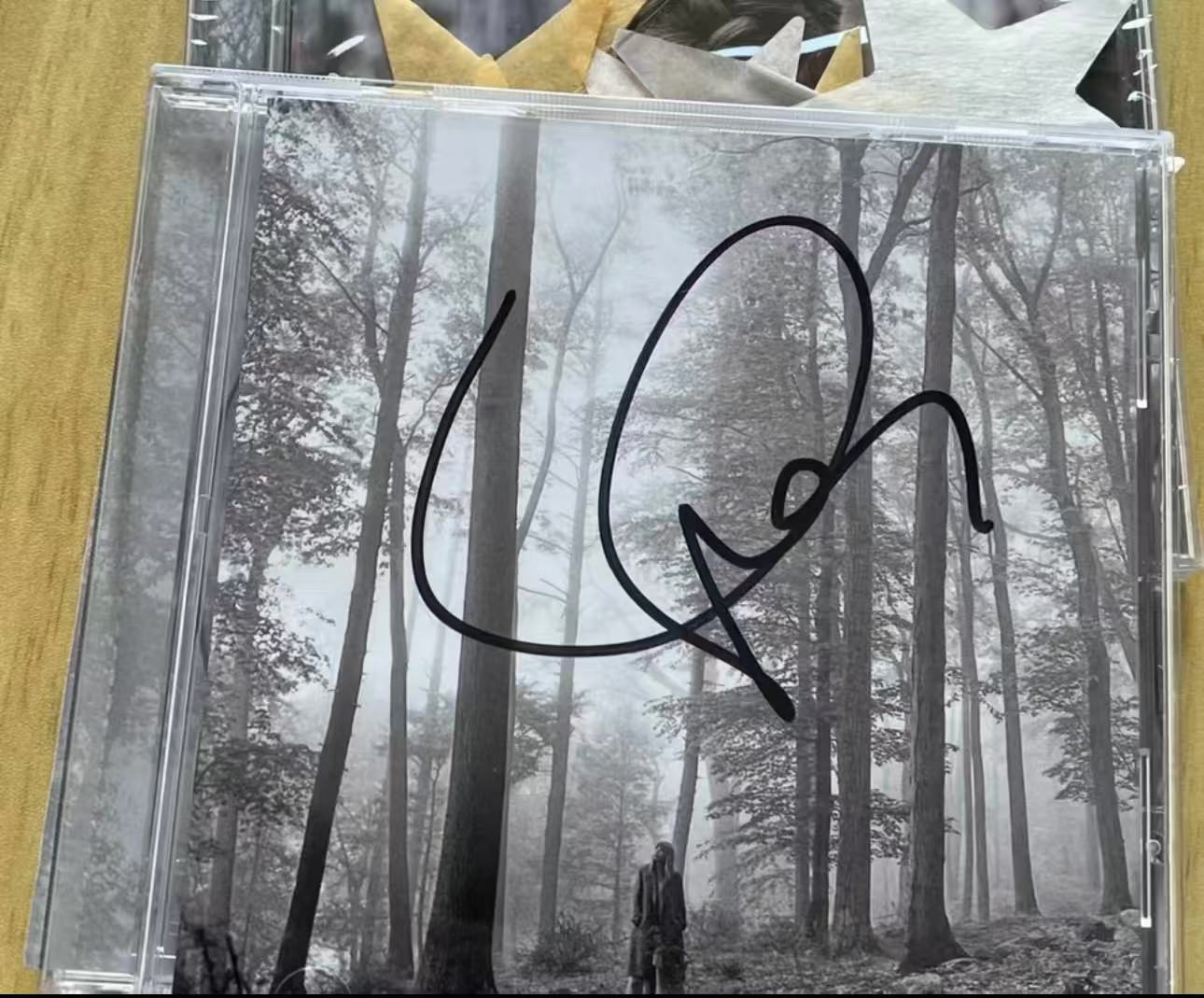 Taylor Swift folklore Autographed CD US Official Store First Press Sealed