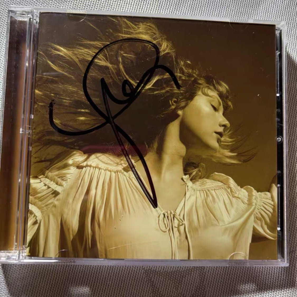 Taylor Swift Fearless Taylor's Version Autographed Signed CD Read Desc Like New