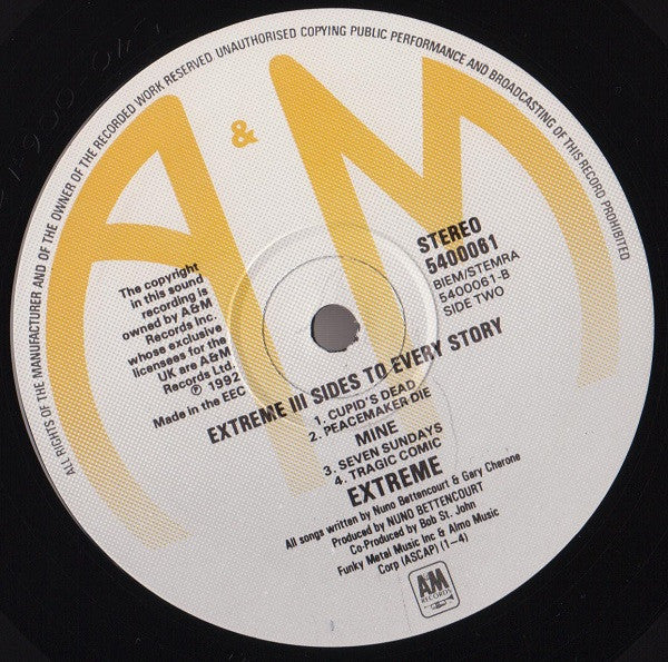 Extreme (2) : III Sides To Every Story (2xLP, Album)