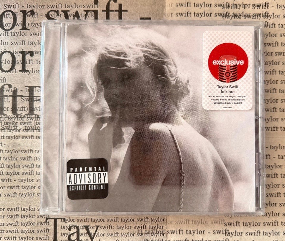 Taylor Swift Folklore Target Exclusive Red Logo CD Sealed - Read Desc
