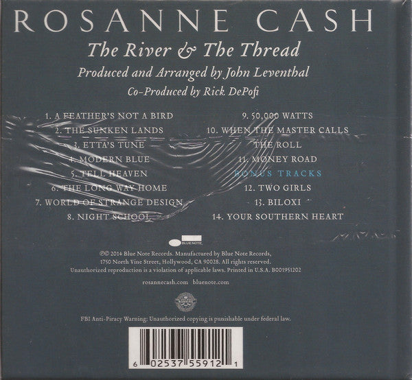 Rosanne Cash : The River & The Thread (CD, Album, Dlx)