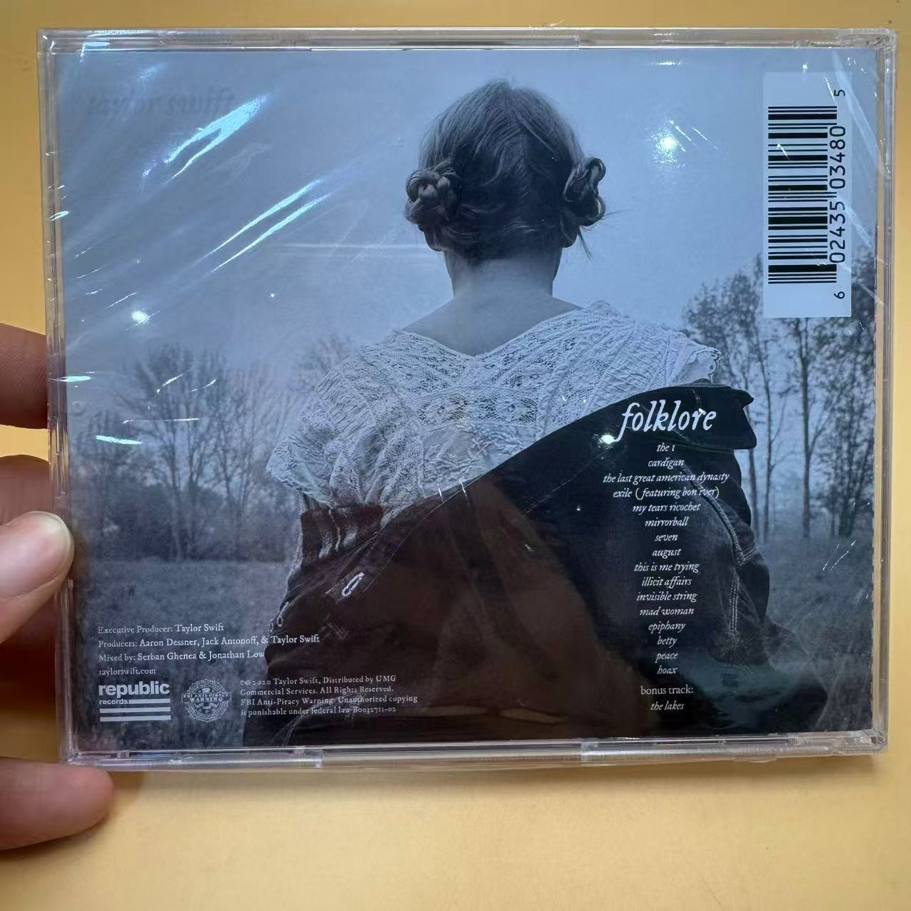 Taylor Swift - Folklore (CD, Album, Dlx, "In)
