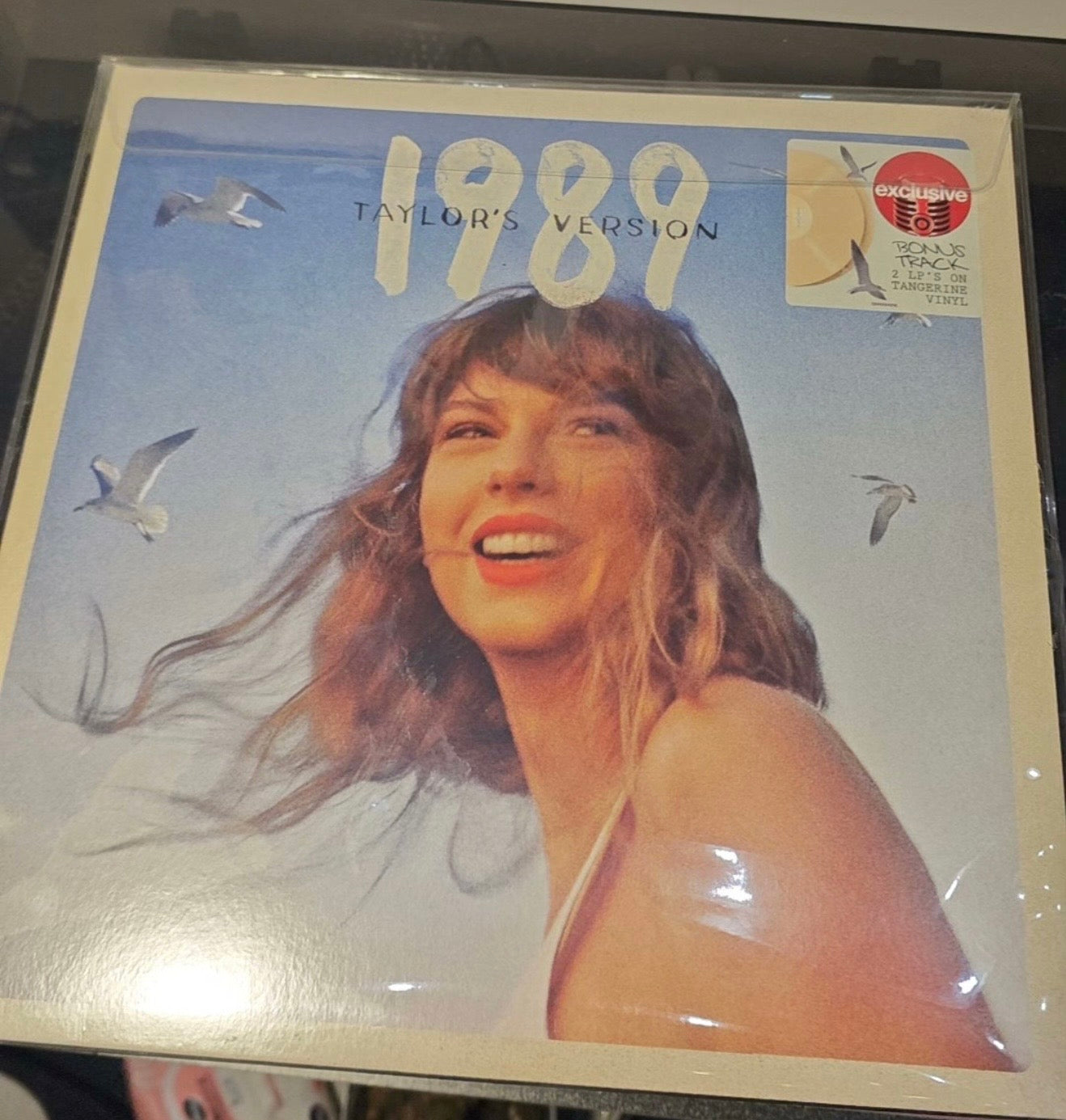 Taylor Swift 1989 Taylor's Version Target Exclusive Orange 2LP Vinyl Like New Read Desc