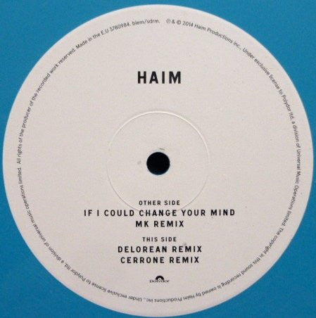 Haim (2) : If I Could Change Your Mind (10", Single, Ltd, Tea)
