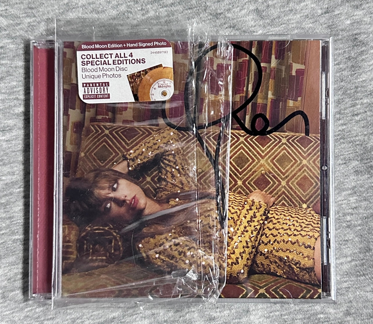Taylor Swift – Midnights (Blood Moon Edition, Signed CD)