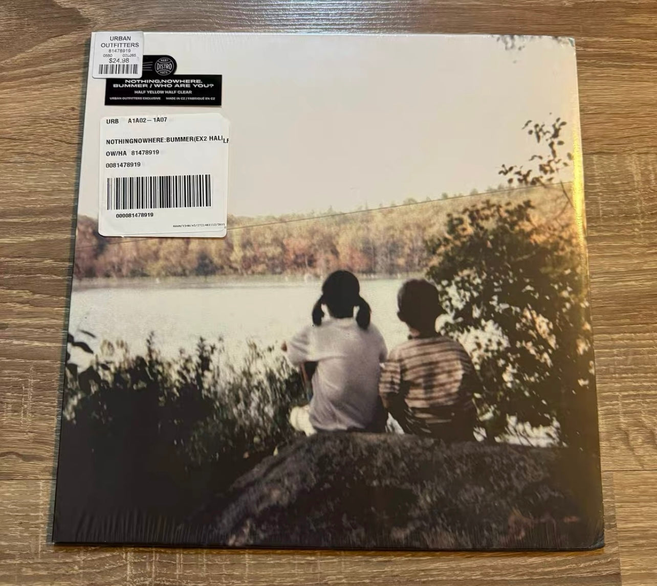 nothing,nowhere. split yellow/clear vinyl LP