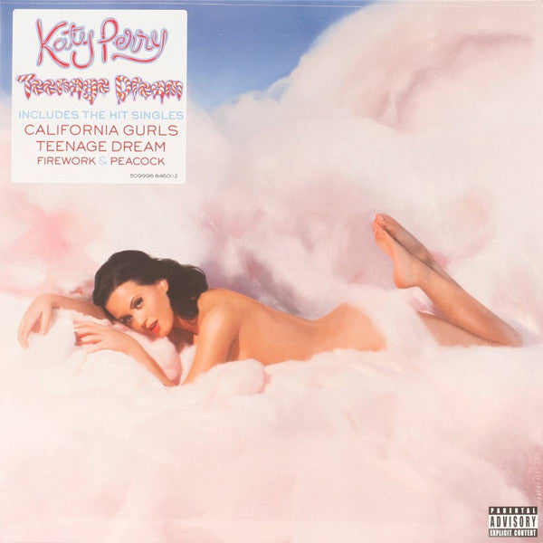 Katy Perry : Teenage Dream (2xLP, Album, Whi)