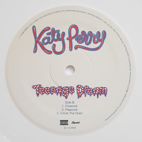 Katy Perry : Teenage Dream (2xLP, Album, Whi)