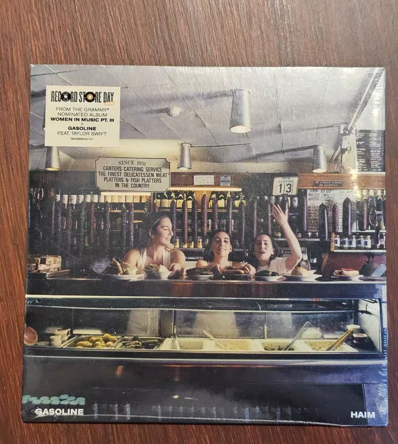 HAIM ft. Taylor Swift Gasoline RSD Limited 7" Blue Vinyl Sealed