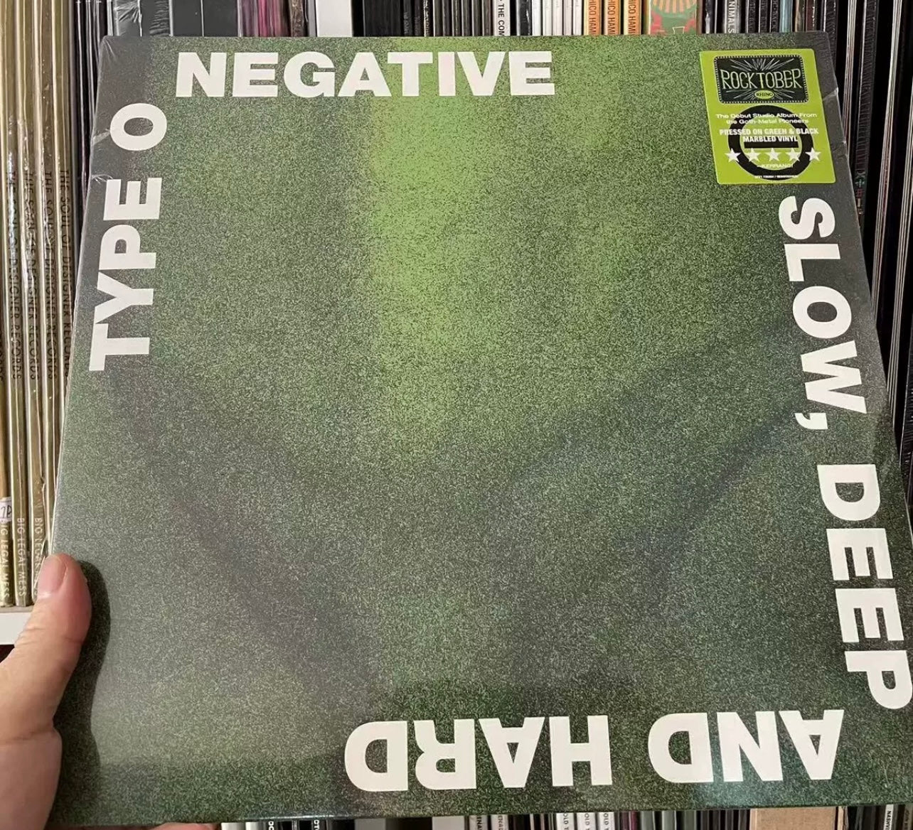 Type O Negative - Slow, Deep And Hard (2xLP, Album, Ltd, RE, RM, RP, Gre) (Mint (M))