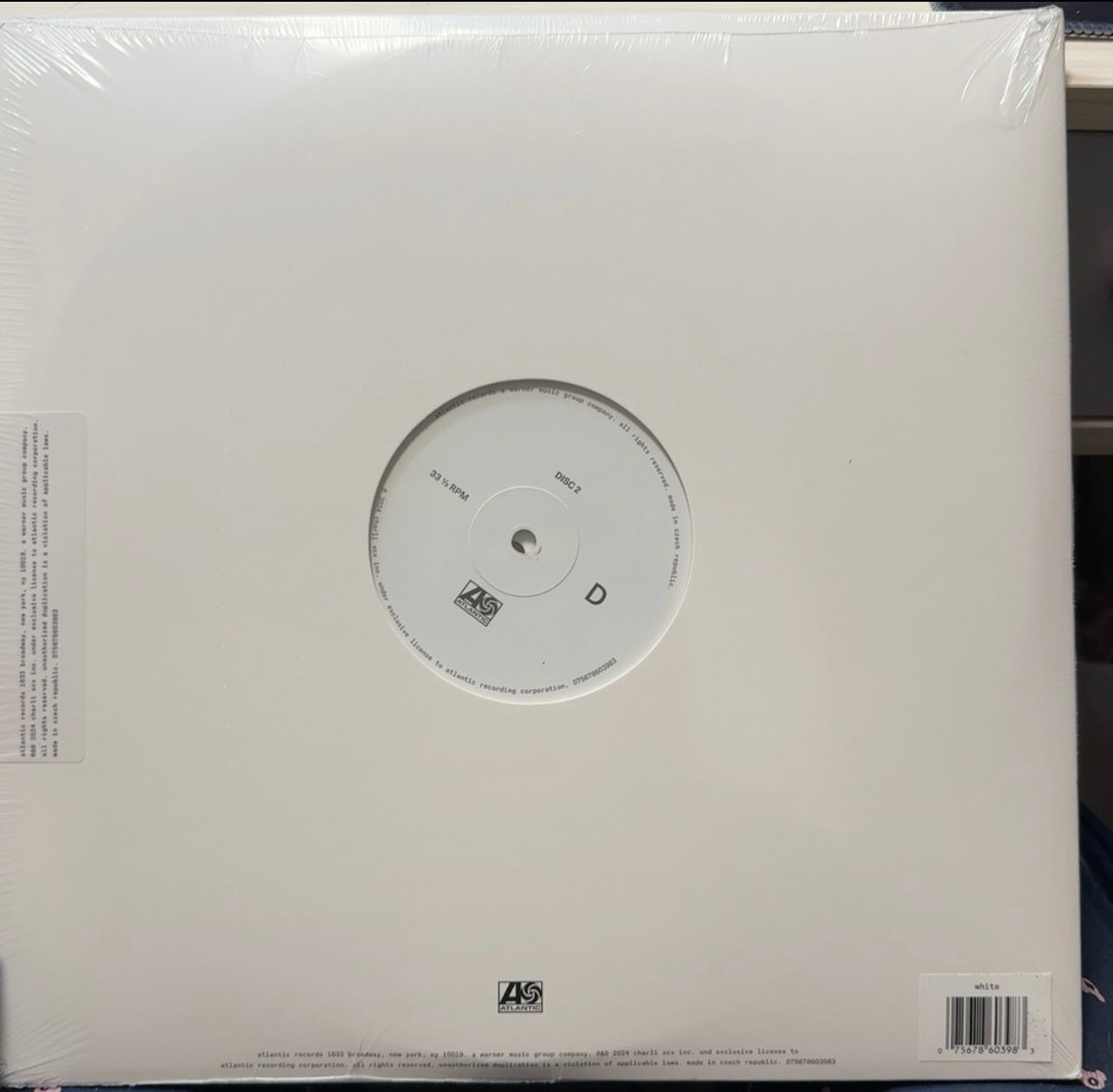 Charli XCX – Brat (Deluxe Edition) 2LP White Vinyl