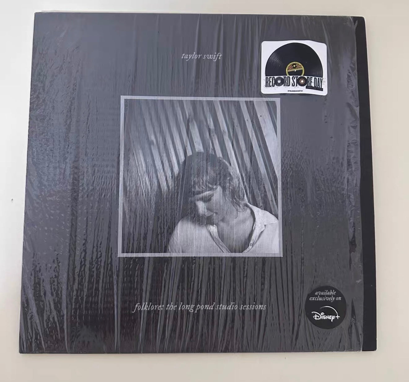 Taylor Swift Folklore Long Pond RSD US Grey Vinyl Unplayed Side Opened Mint