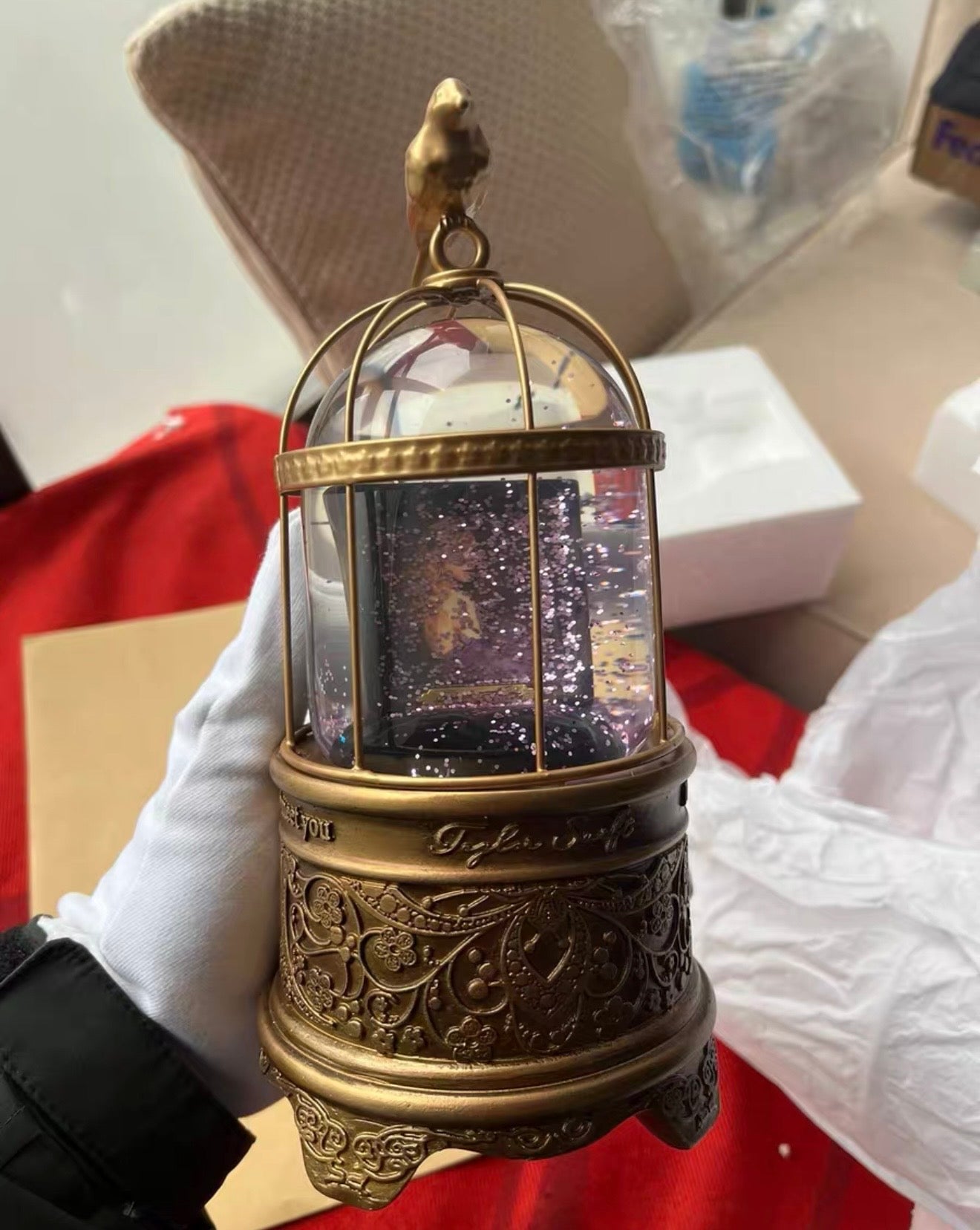 Taylor Swift Speak Now Official Snow Globe Music Box New Read Desc