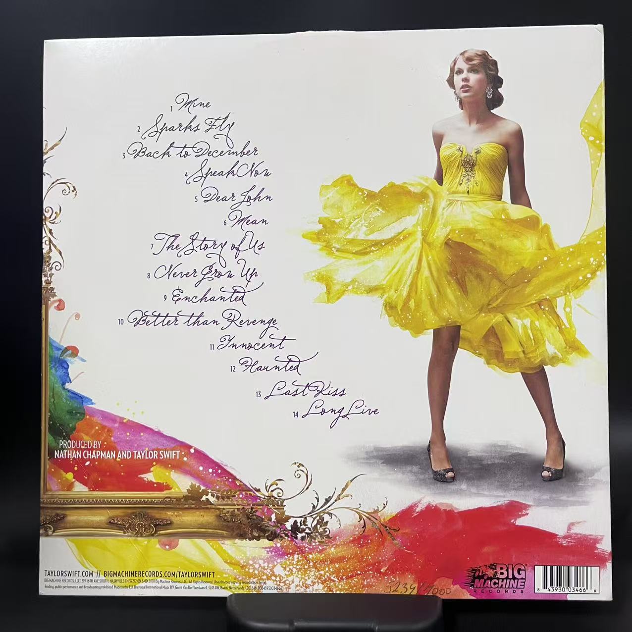Taylor Swift – Speak Now RSD Numbered Smoke Vinyl 2LP