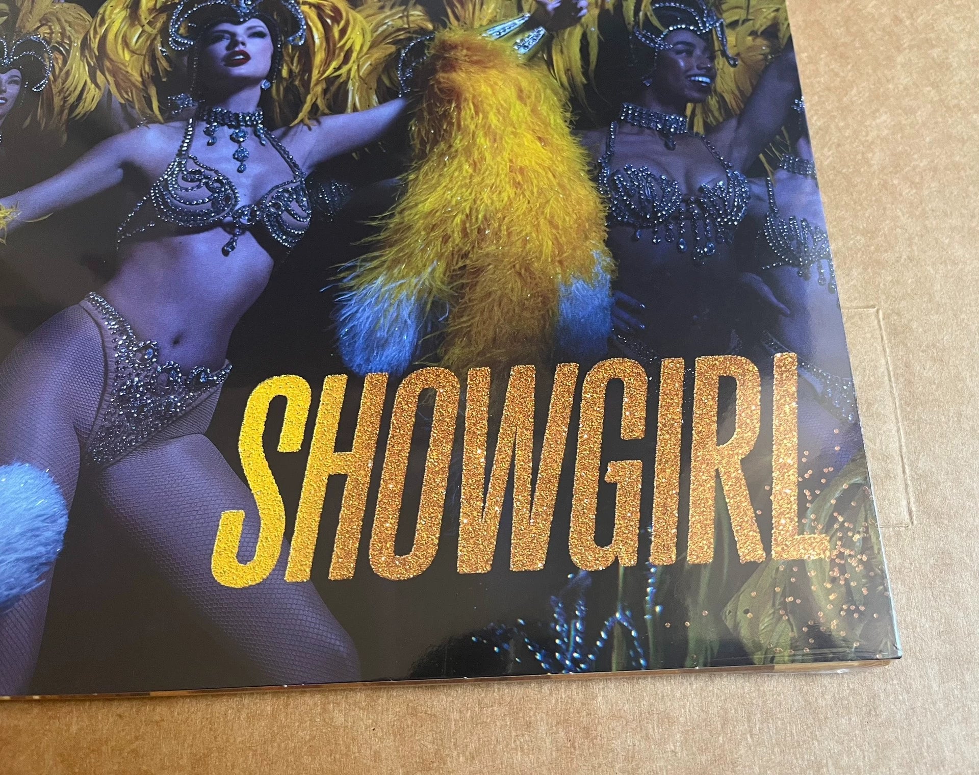Taylor Swift The Life of a Showgirl Gold & Orange-Red Splatter Vinyl LP — Sealed