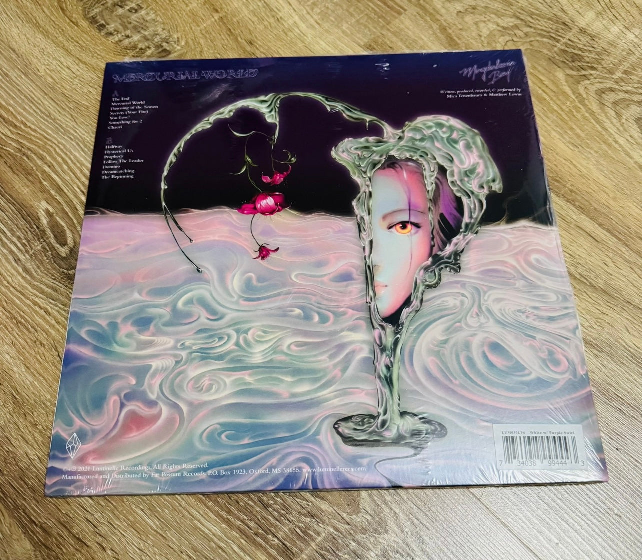 Magdalena Bay Mercurial World white & purple splatter vinyl LP (limited to 1500)