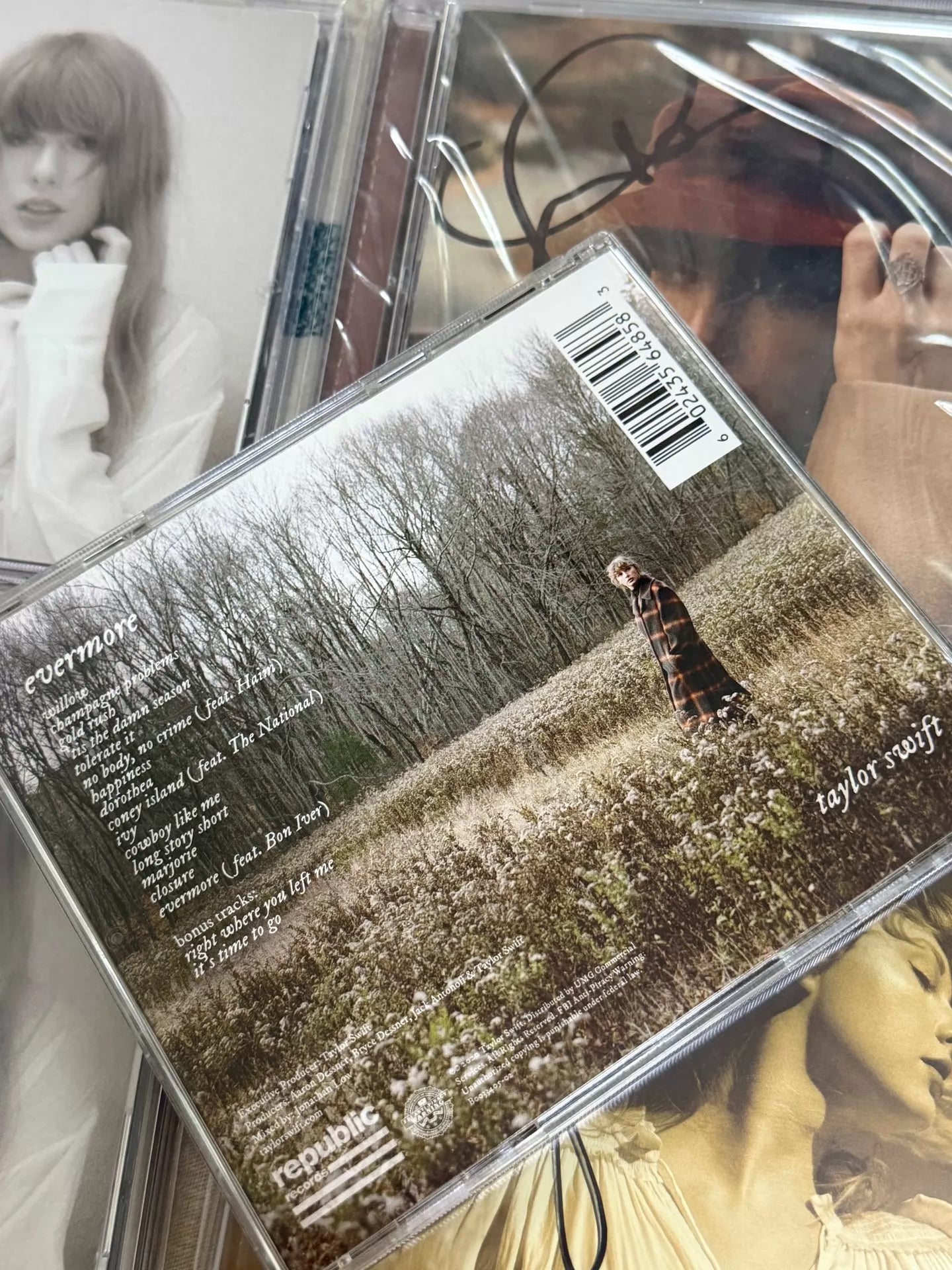 Taylor Swift – Evermore Signed CD – Opened with Signature Smudging