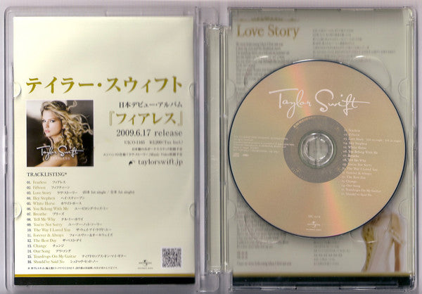 Taylor Swift : Fearless (CD, Album, Promo + DVD-V, Promo)