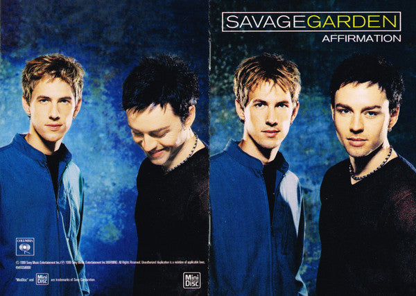 Savage Garden : Affirmation  (MD, Album)