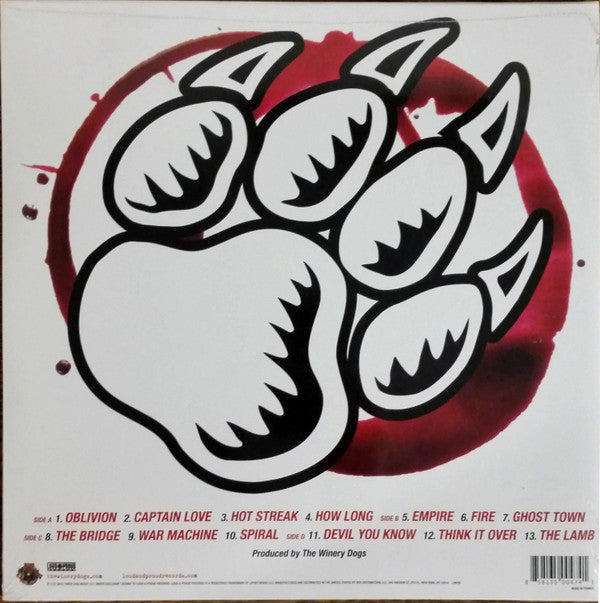 The Winery Dogs : Hot Streak (2xLP, Album, Whi)
