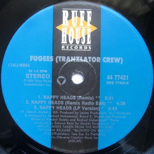 Fugees : Nappy Heads (12")