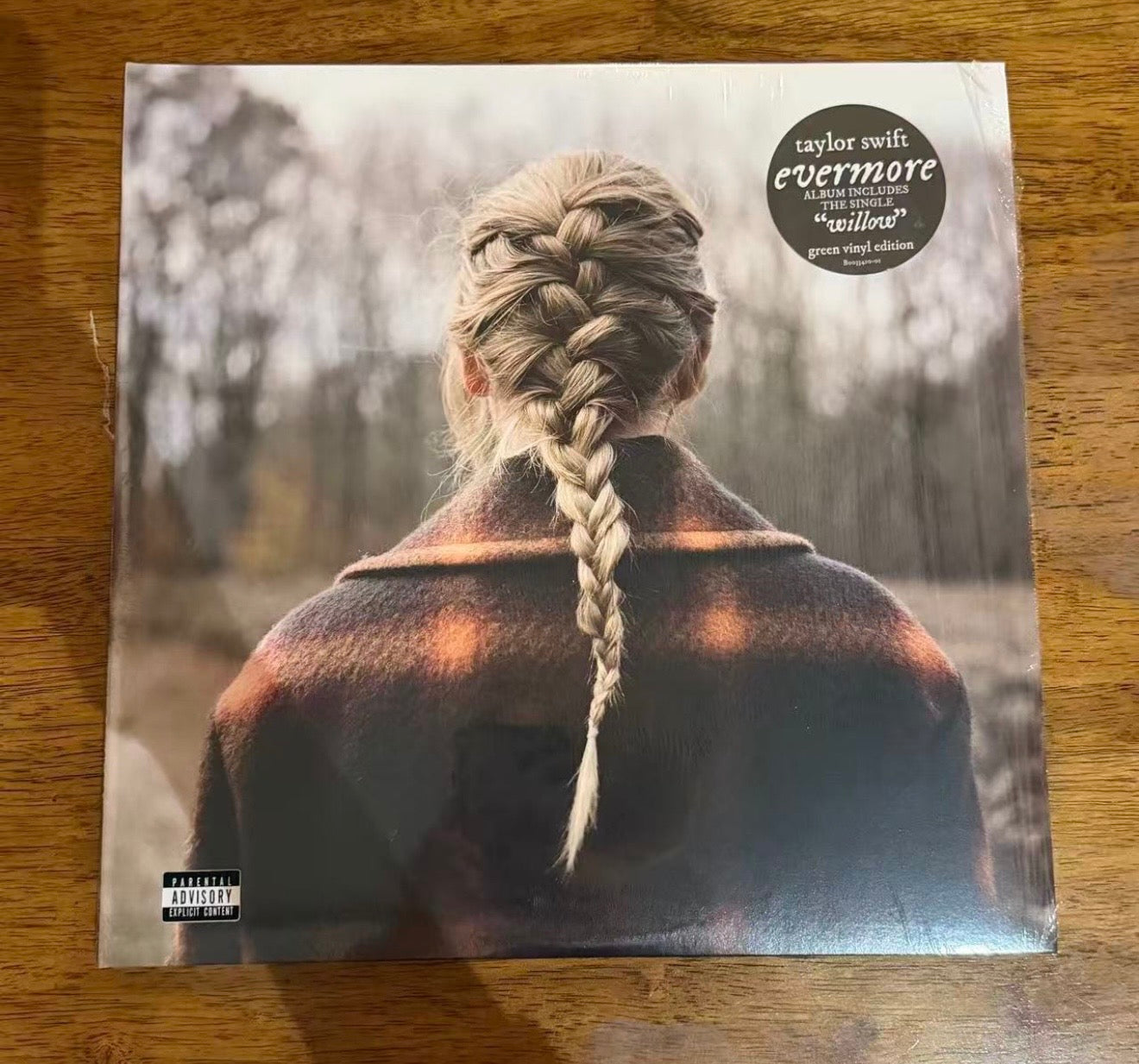 Taylor Swift evermore Green Transparent Vinyl Edition Open Box Like New