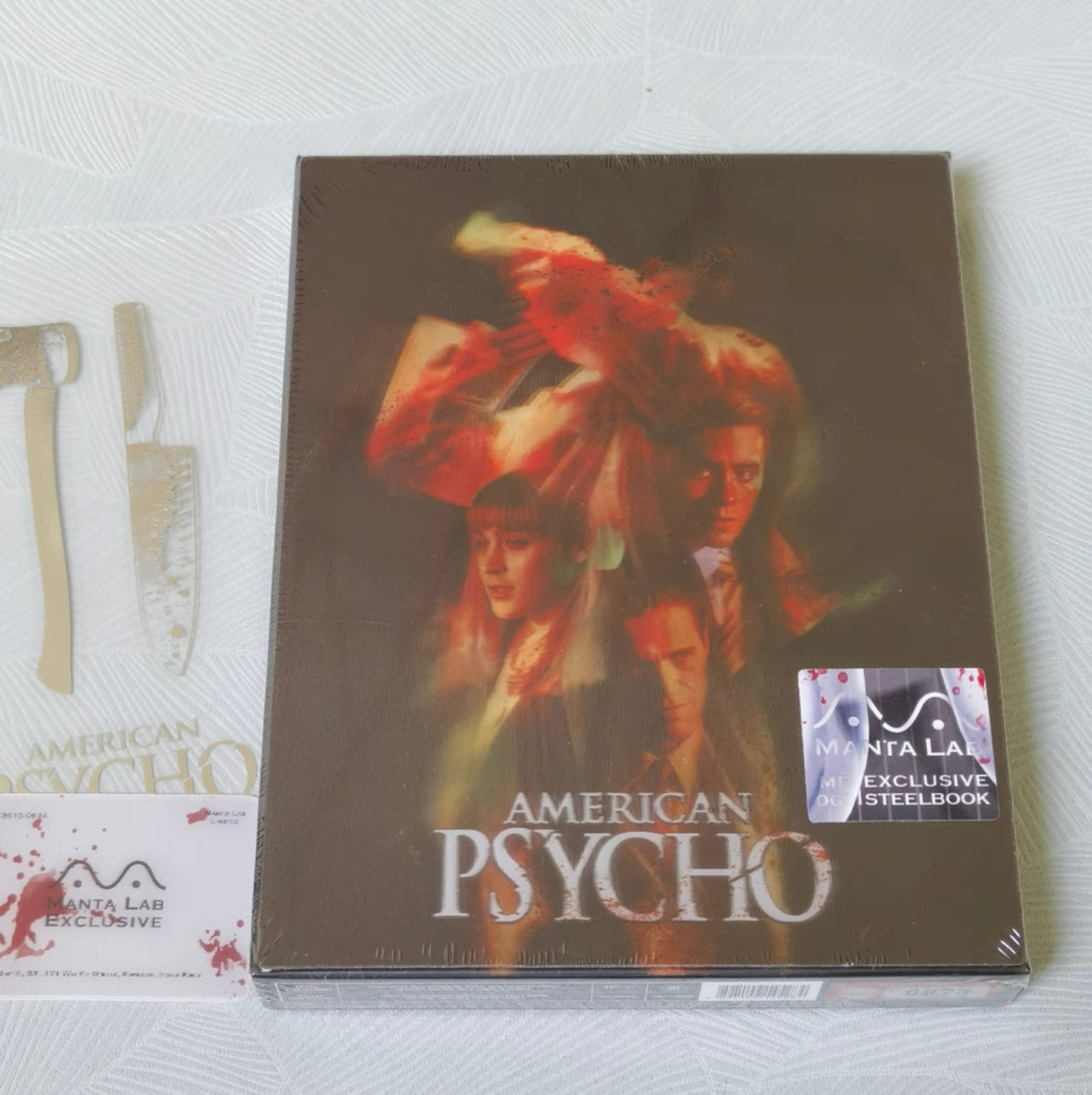Manta Lab Exclusive Double Lenticular Steelbook – *American Psycho / Joker: Folie à Deux* (4K + Blu-ray, English Subtitles)