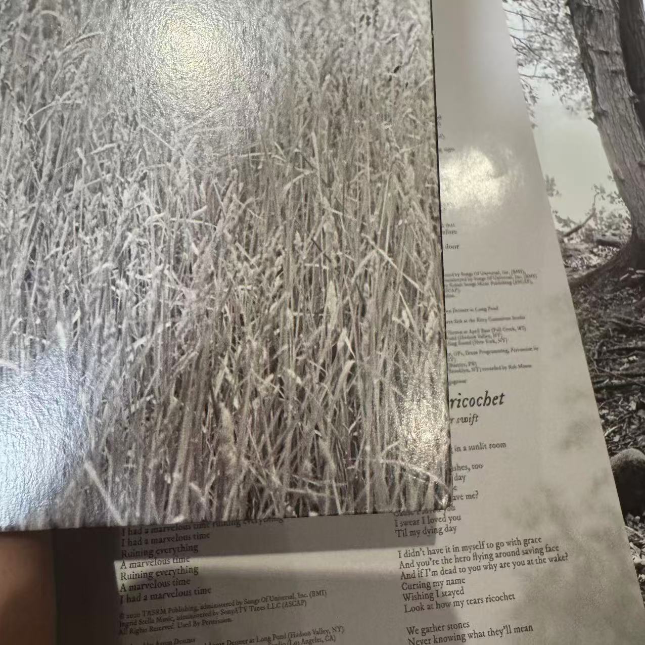 Taylor Swift - Folklore (2xLP, Album, Dlx, Ltd, Azu)(NM/VG+)