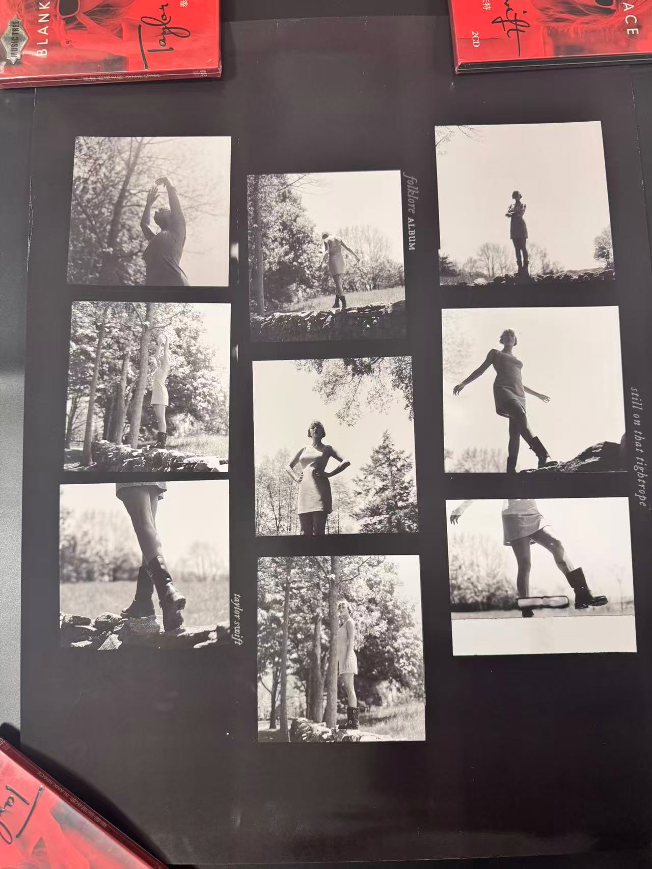 Taylor Swift Folklore Official 9-Panel Poster Set Collage Wall Art