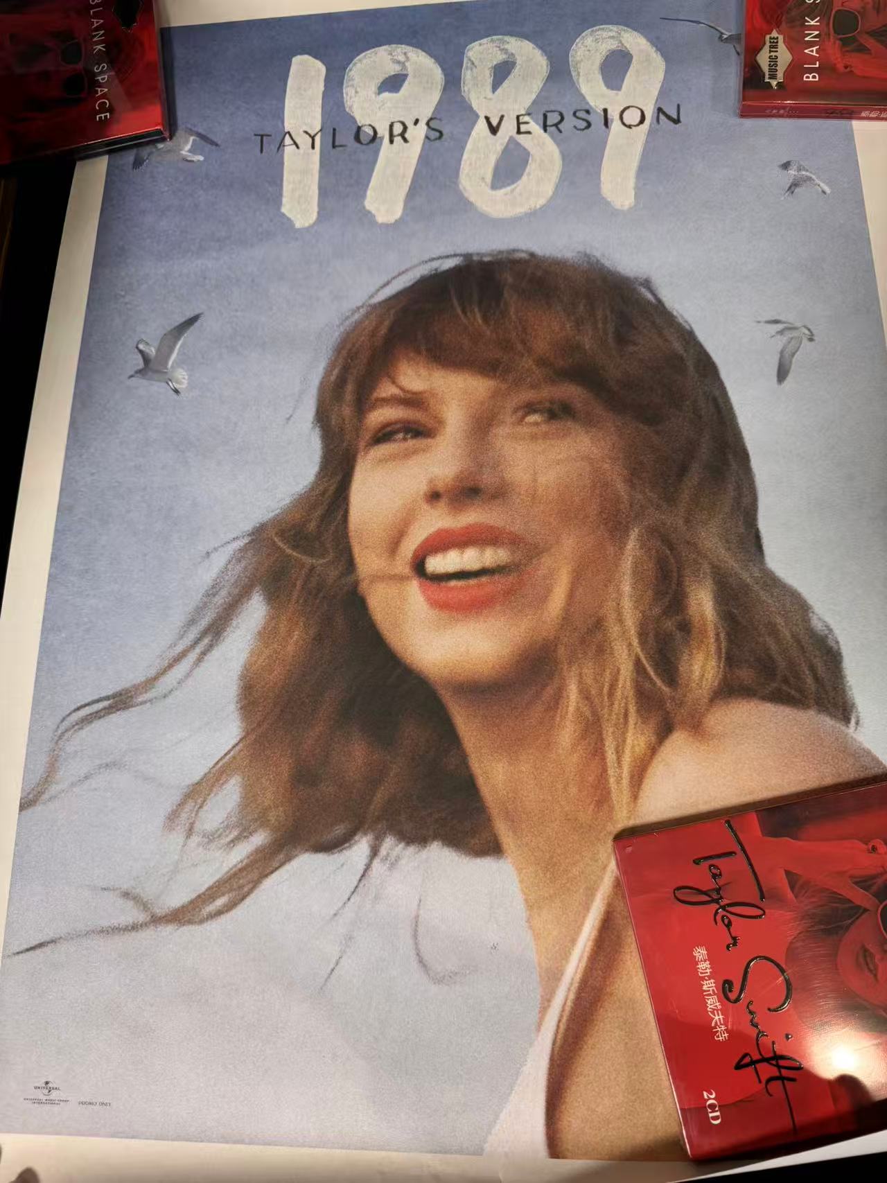 Taylor Swift 1989 Taylor's Version Official Art Poster Rolled Poster Tube Shipping