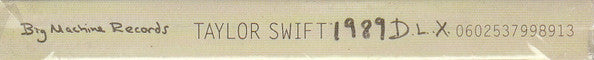 Taylor Swift : 1989 D.L.X. (CD, Album, Dlx, Sli)
