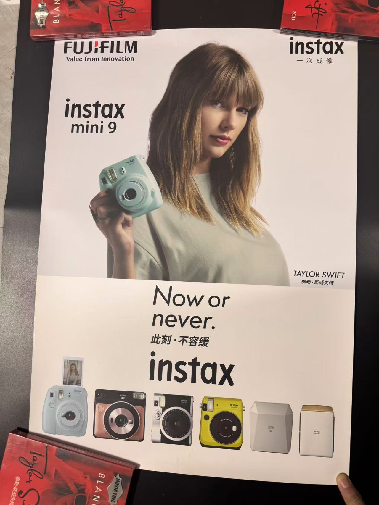 Taylor Swift Fujifilm Instax Mini 9 Official Poster Camera Promo