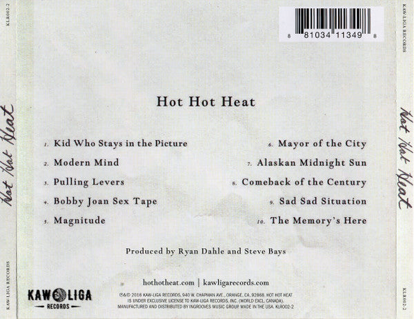 Hot Hot Heat : Hot Hot Heat (CD, Album)