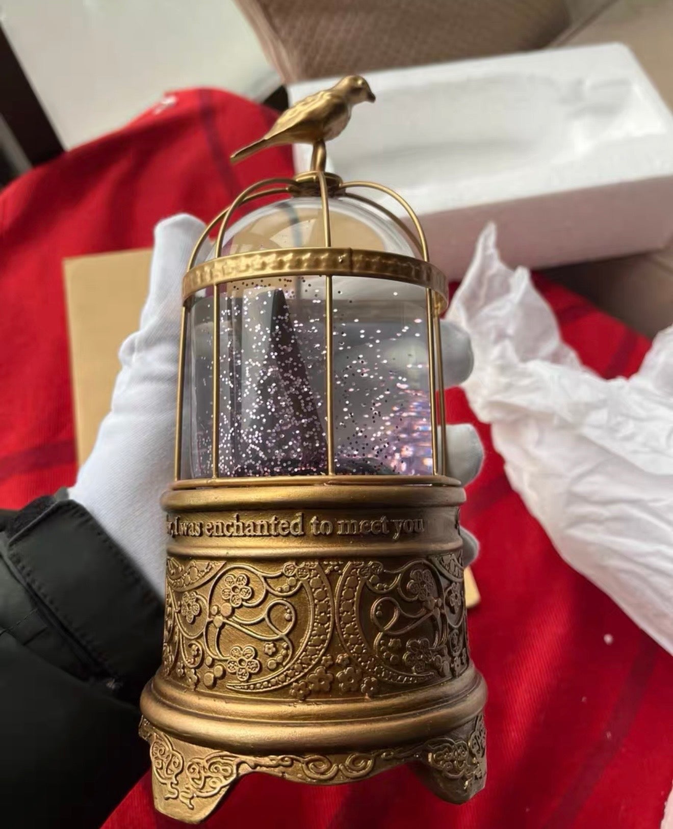 Taylor Swift Speak Now Official Snow Globe Music Box New Read Desc