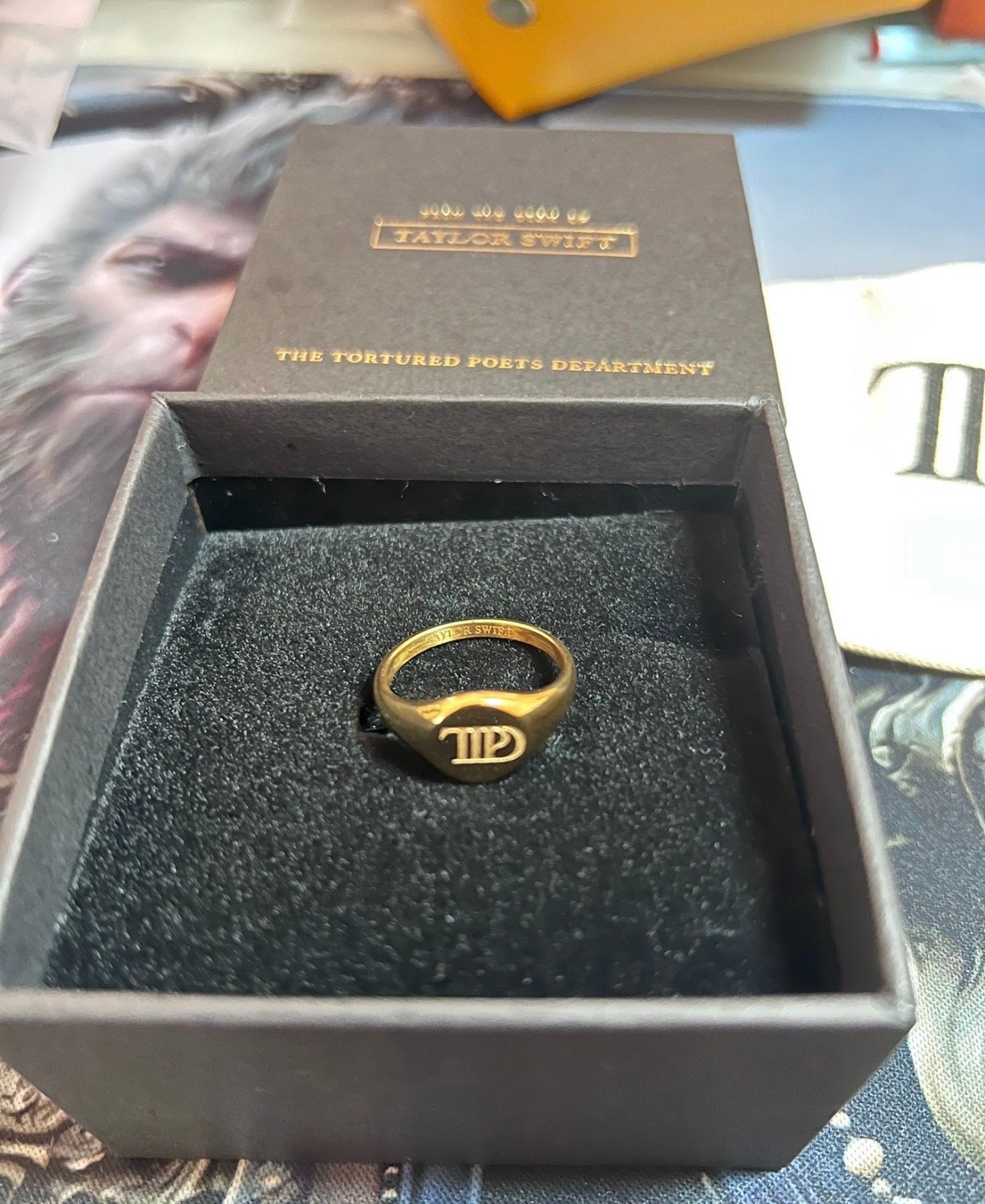 Taylor Swift TTPD Official Ring Size 8 Authentic Merch - Read Desc