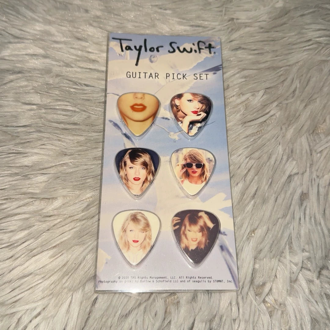 Taylor Swift 1989 Guitar Pick Set — Six Designs, Complete Pack