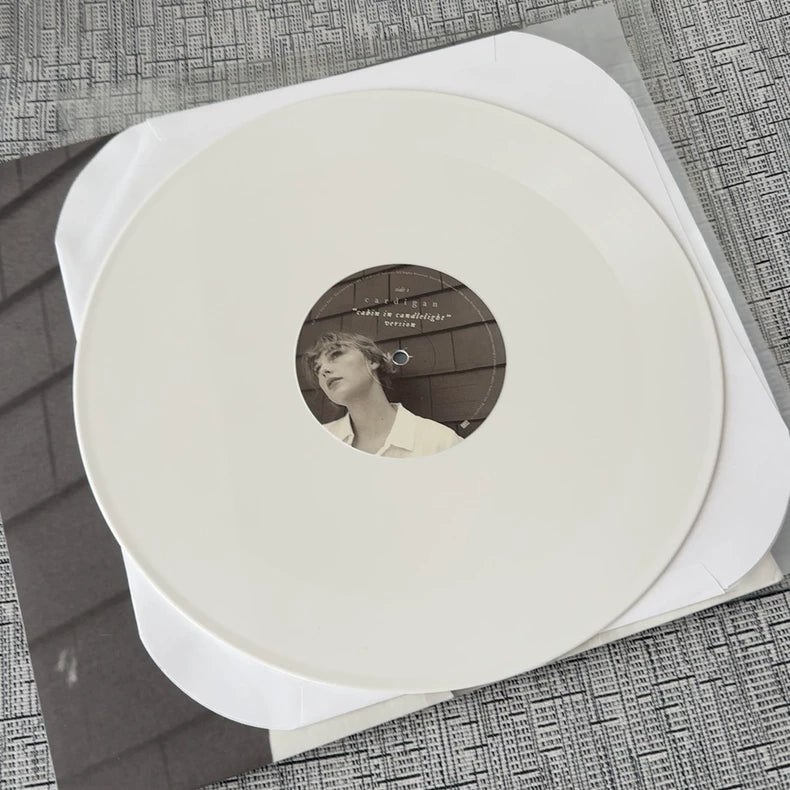 Taylor Swift – cardigan “Cabin in Candlelight” 12-inch White Vinyl — US Edition