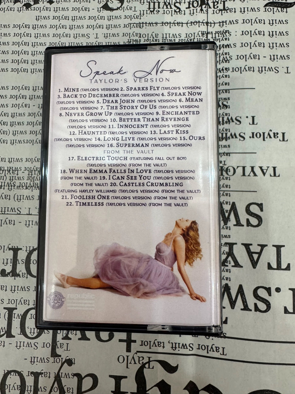 Taylor Swift – Speak Now (Taylor’s Version) – Double Cassette, Opened — actual copy