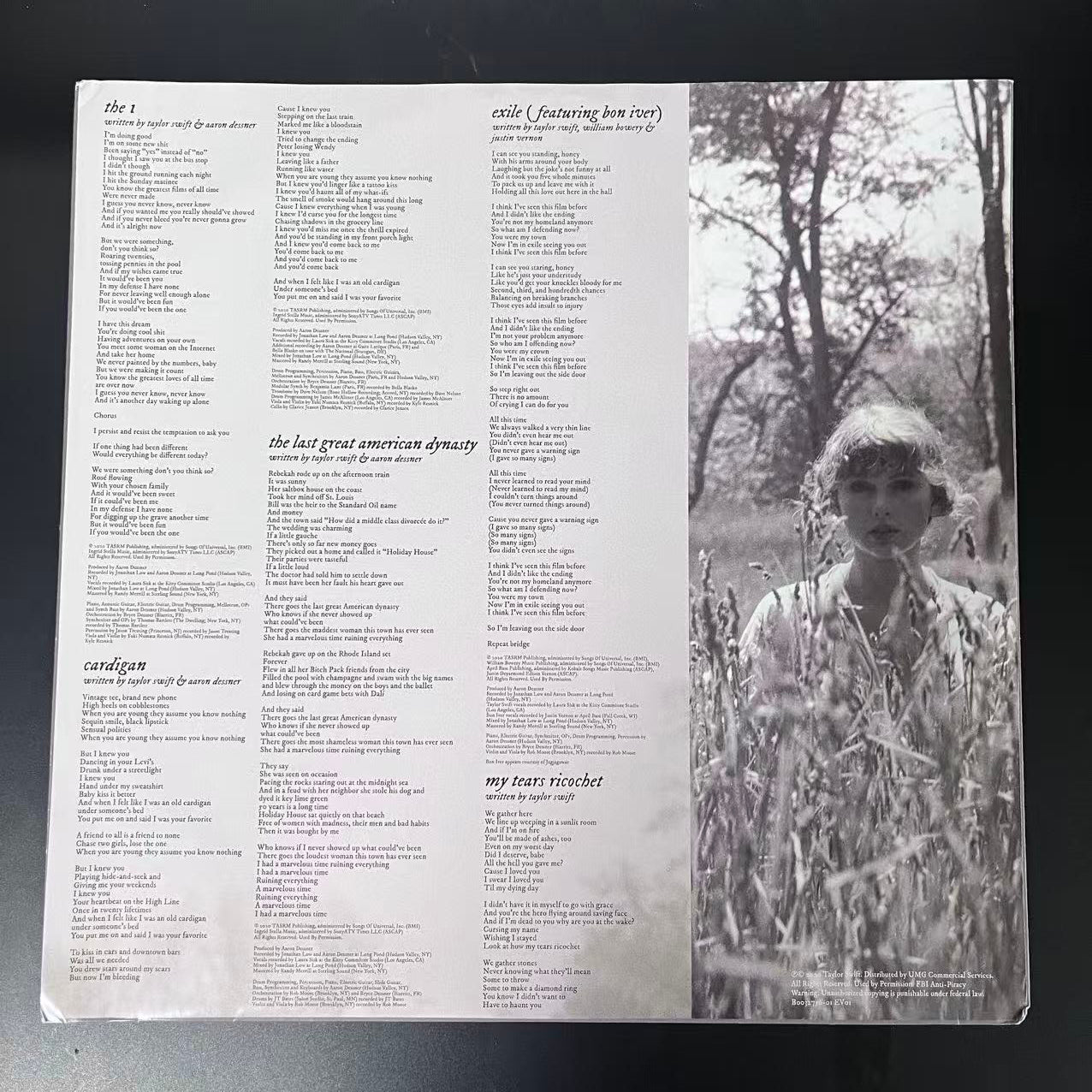 Taylor Swift – Folklore Stolen Lullabies Green Vinyl 2LP Made In France Sealed M/VG+