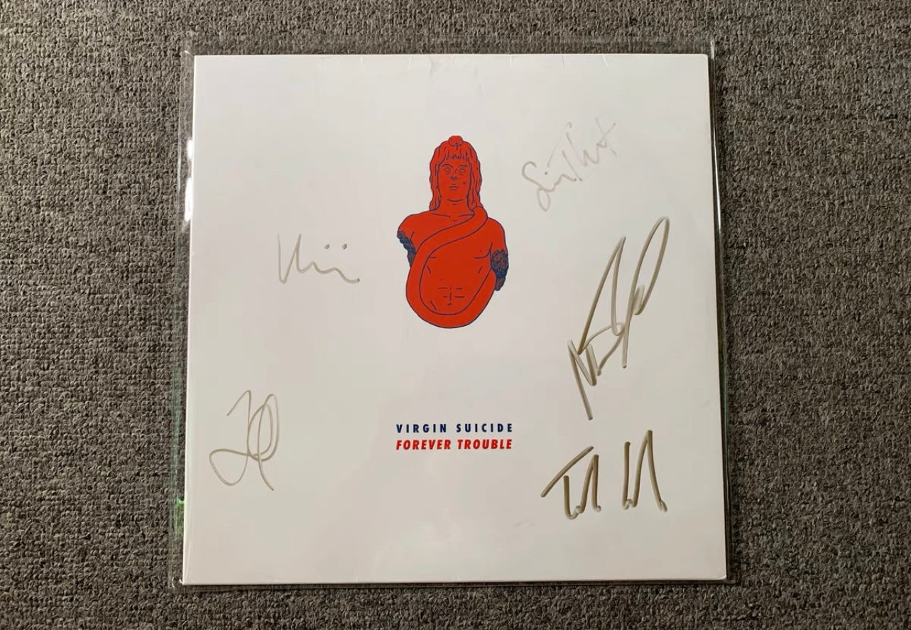 Virgin Suicide self-titled debut signed vinyl LP (tour autograph)