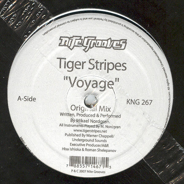 Tiger Stripes : Voyage (12")