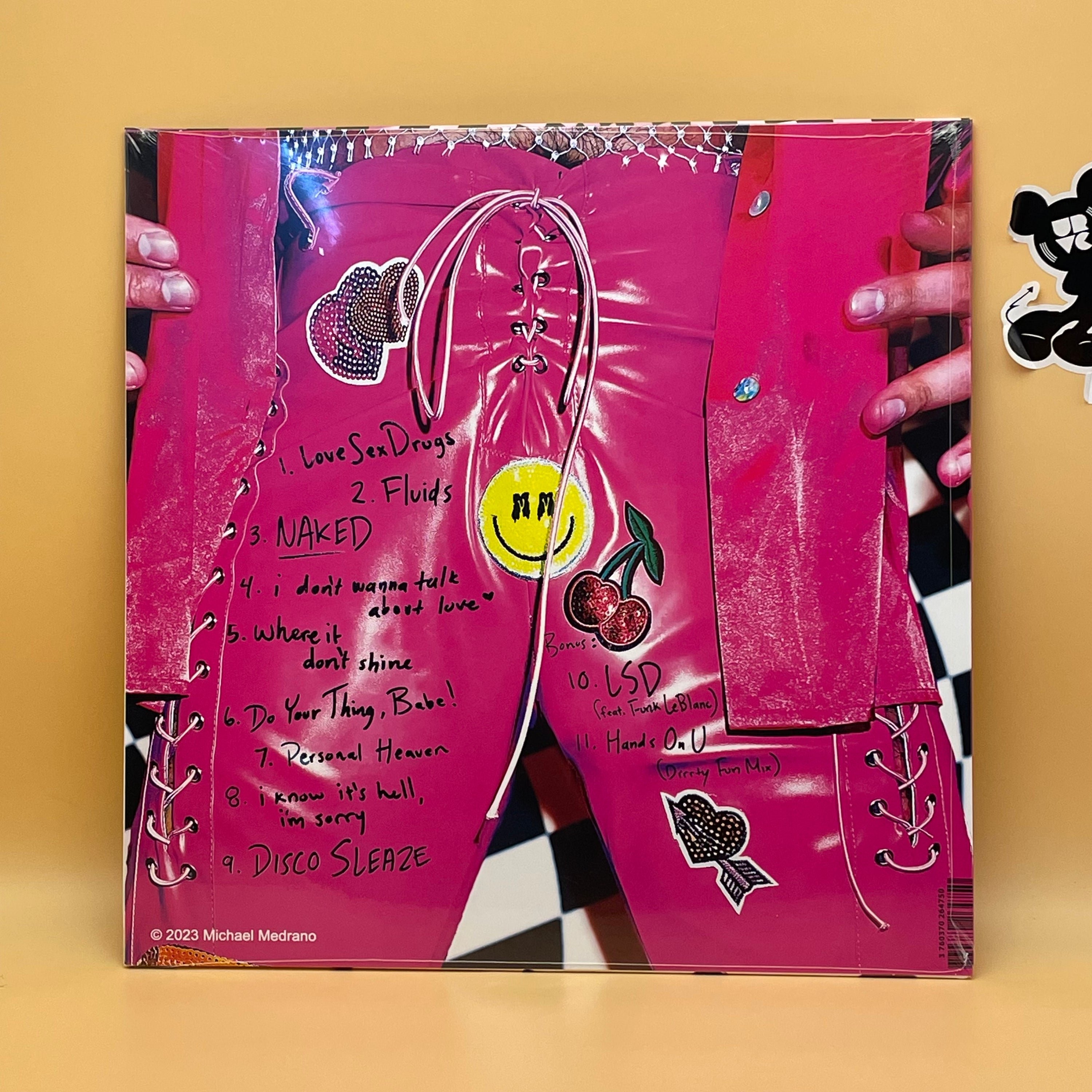 Michael Medrano - LoveSexDrugs (LP, Album, Yel) (Mint (M))