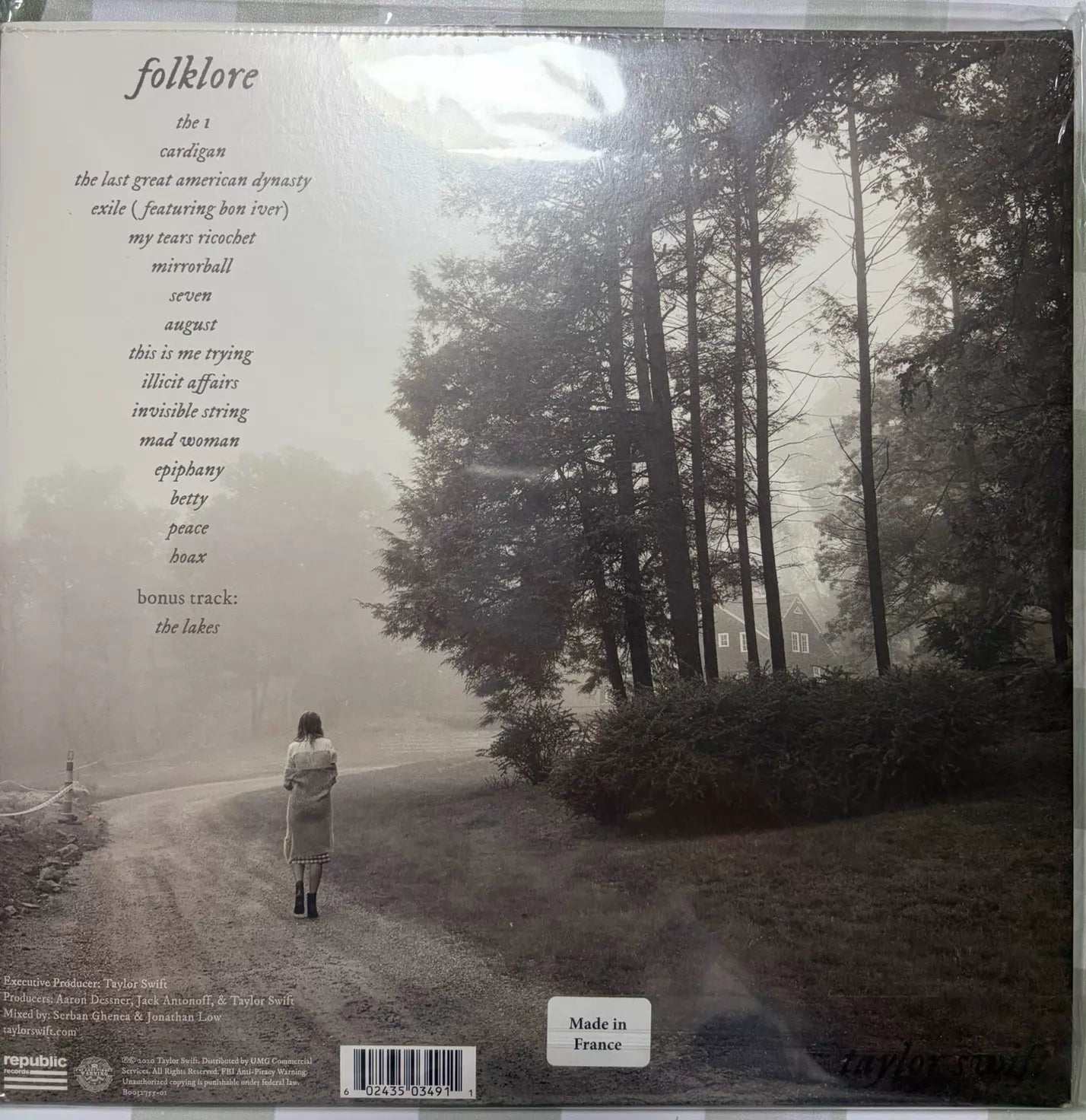 Taylor Swift Folklore Betty's Garden French Translucent 2LP – Sealed