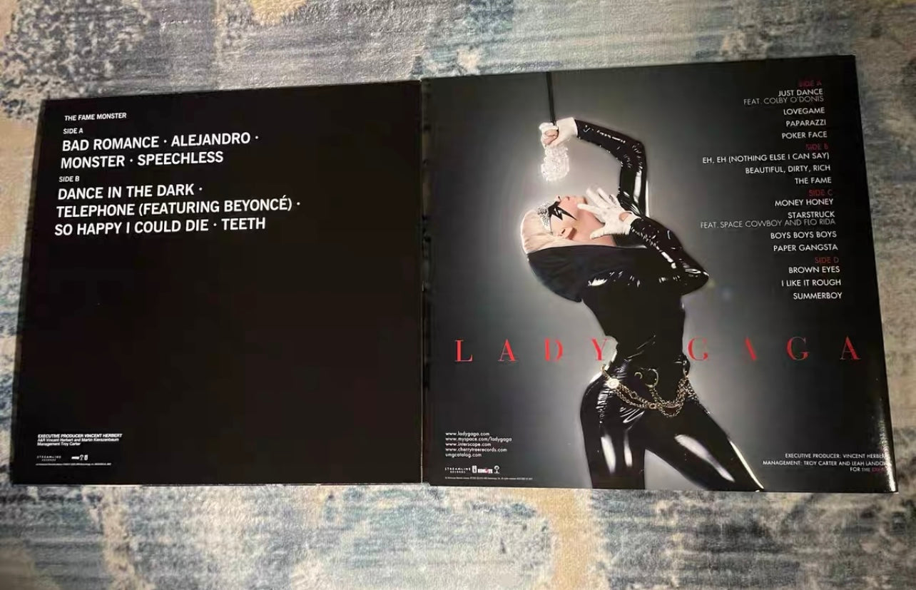 Lady Gaga The Fame Monster 3LP colored vinyl box set (UO first press)