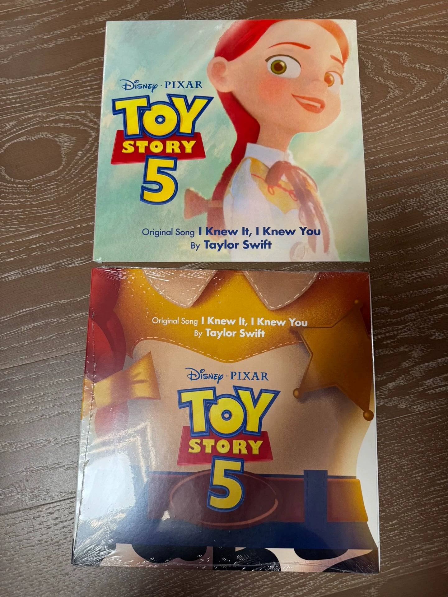 Taylor Swift x Toy Story 5 – “I Knew It, I Knew You” 2×7″ Vinyl Set — Hat & Badge Editions, Sealed